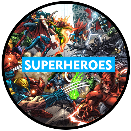Superheroes Category Button